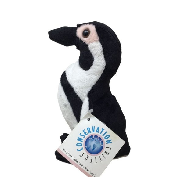 Conservation Critters Black Footed African Penguin Plush Stuffed Animal - Nature - Picture 1 of 10
